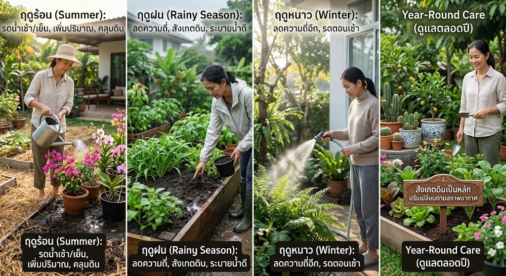 เคล็ดลับรดน้ำ